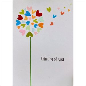 Dandelion Thoughts Handmade Card