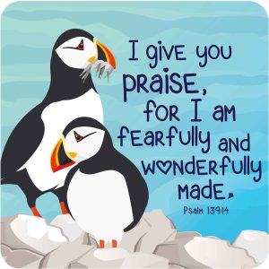 Wonderfully Made Christian Coaster
