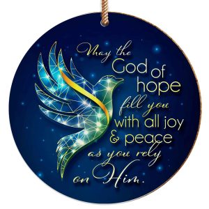 Dove Ceramic Christmas Decoration