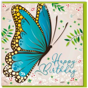 Butterfly Happy Birthday Card