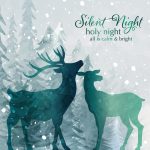 Snowy Deer Christmas Cards