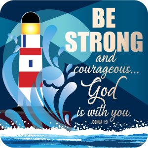 Be strong Christian Coaster