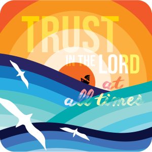 Trust in the Lord Christian Coaster