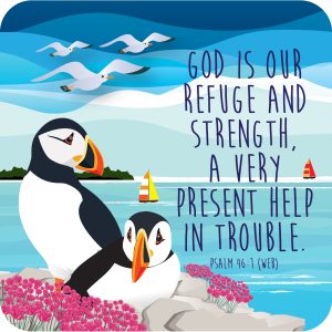 Refuge & Strength Christian Coaster