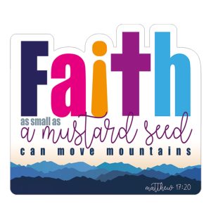 Mustard Seed Christian Vinyl Sticker