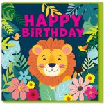 Lion Birthday Card