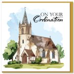 Church ordination card