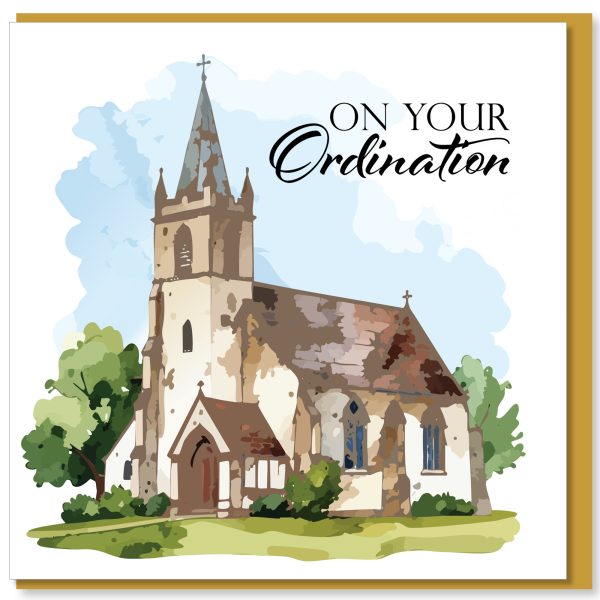 Church ordination card